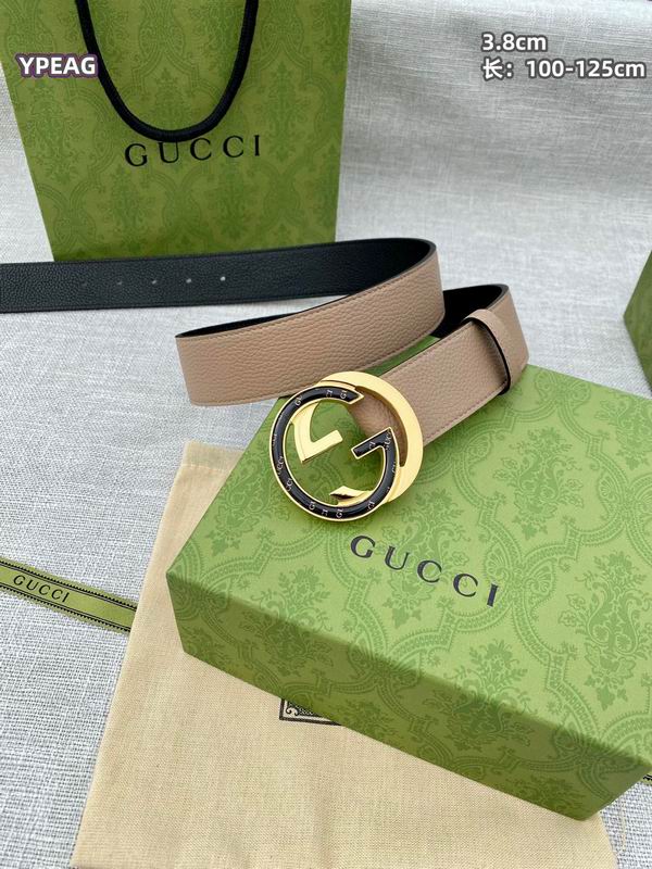 Gucci belt 38mmX100-125cm 8L (38)