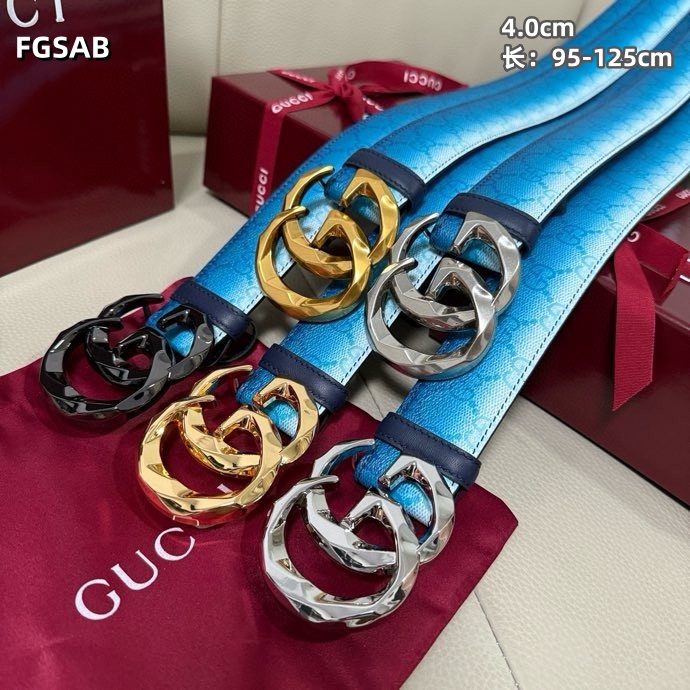 Gucci belt 40mmX95-125cm 8L (30)