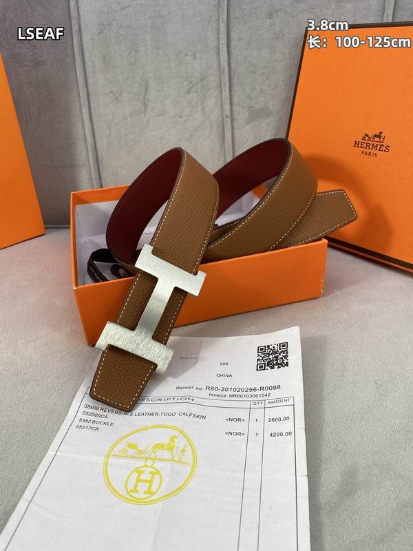 Hermes  belt 38mmX100-125cm 8L (34)