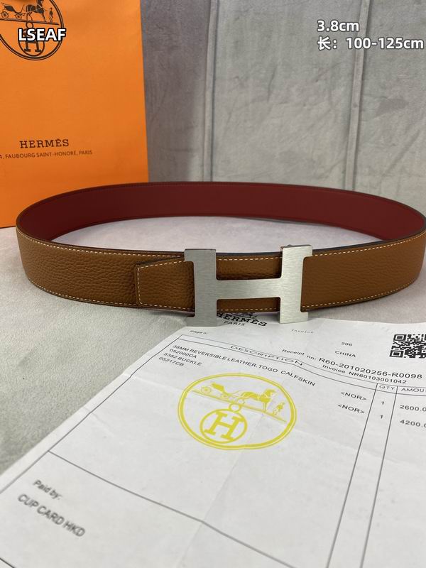 Hermes  belt 38mmX100-125cm 8L (36)