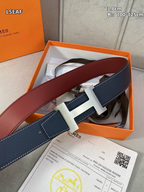 Hermes  belt 38mmX100-125cm 8L (49)