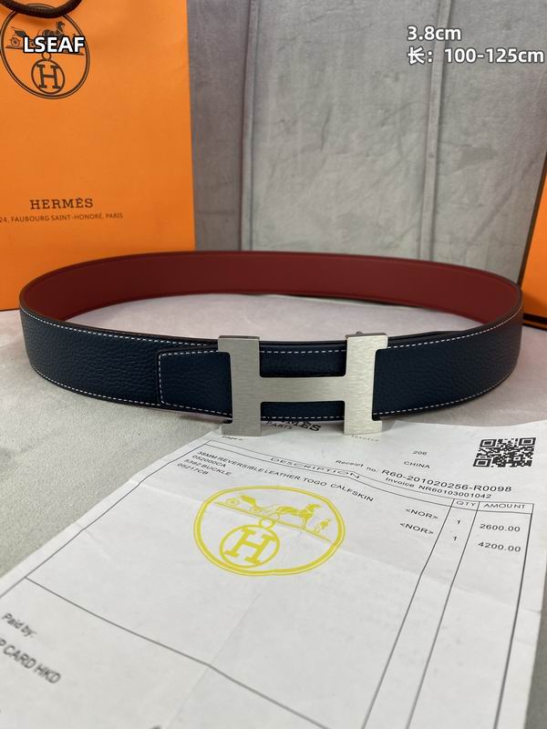 Hermes  belt 38mmX100-125cm 8L (51)