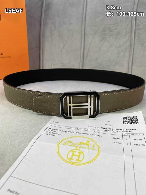 Hermes  belt 38mmX100-125cm 8L (8)