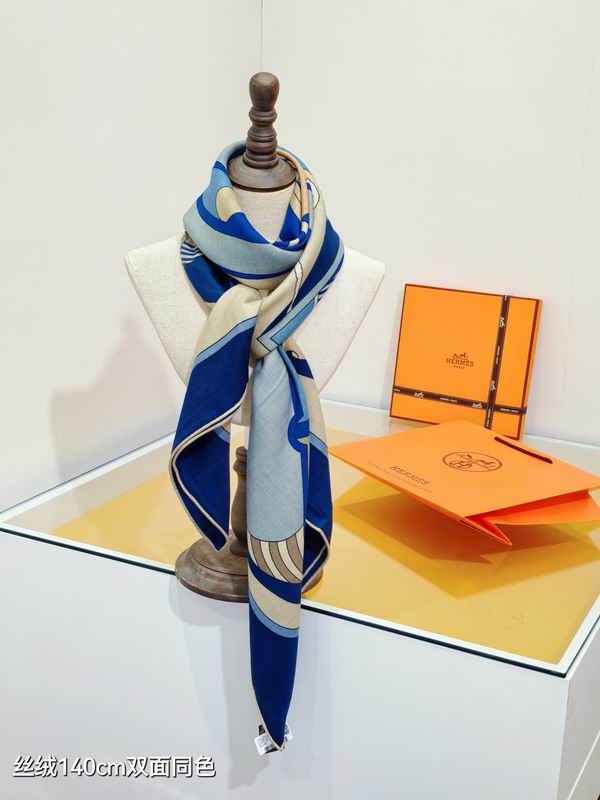 Hermes 140X140cm 70%羊绒30%真丝 E35 (11)