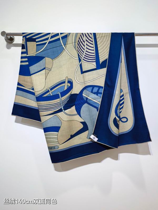 Hermes 140X140cm 70%羊绒30%真丝 E35 (12)