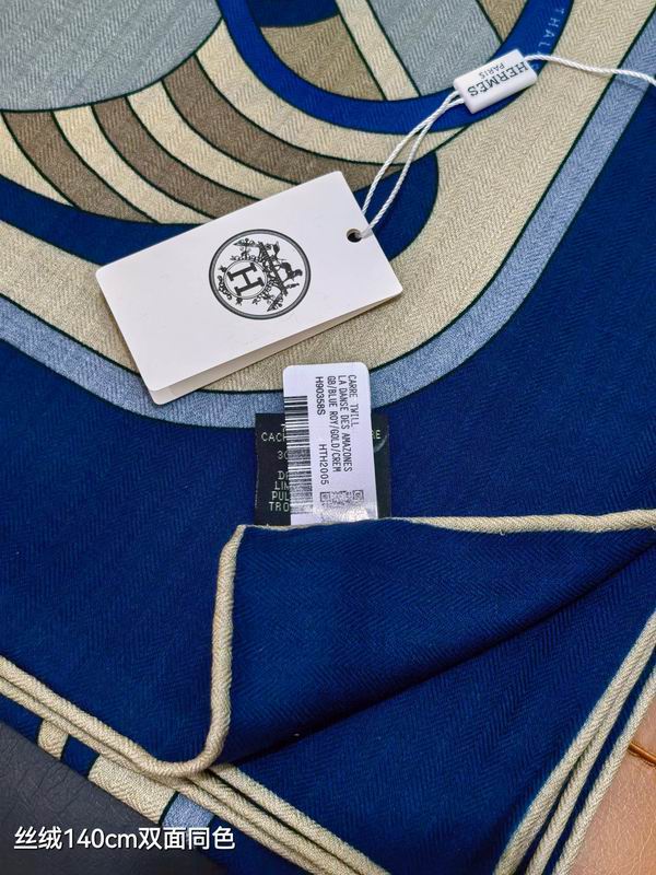 Hermes 140X140cm 70%羊绒30%真丝 E35 (13)