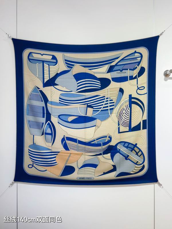 Hermes 140X140cm 70%羊绒30%真丝 E35 (16)