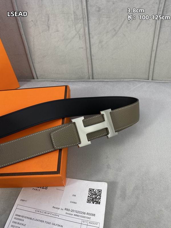 Hermes belt 38mmX100-125cm 8L (37)