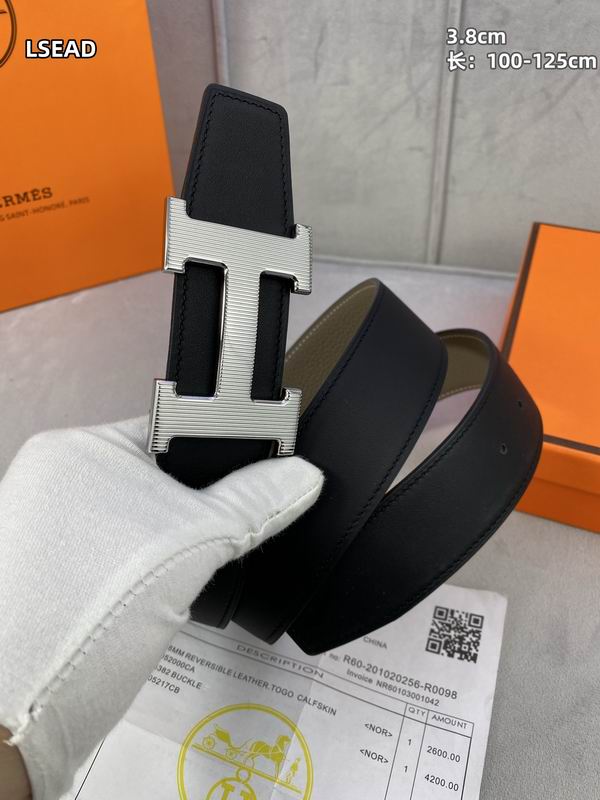 Hermes belt 38mmX100-125cm 8L (38)