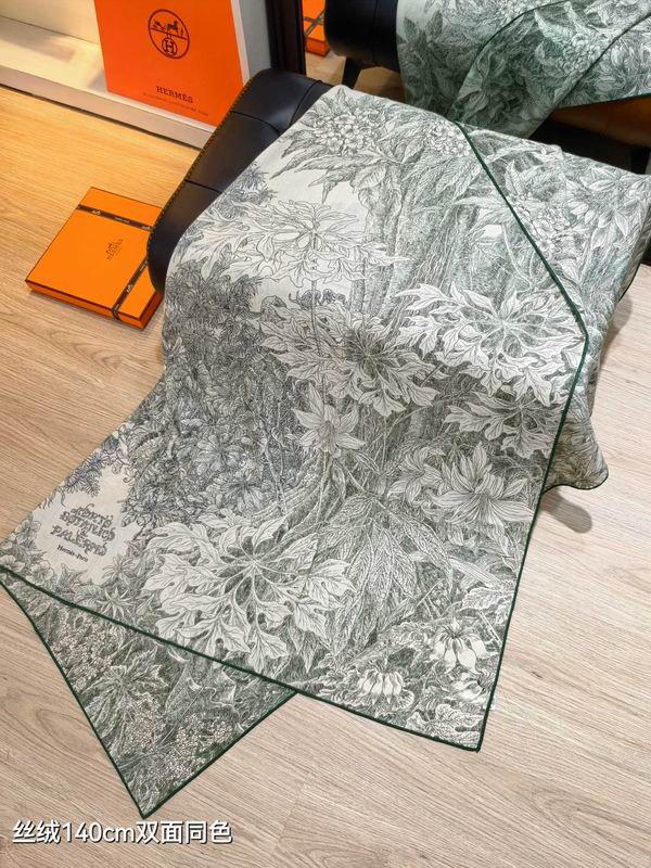 Hermes scarf 140X140cm 70%羊绒30%真丝  E06 (12)