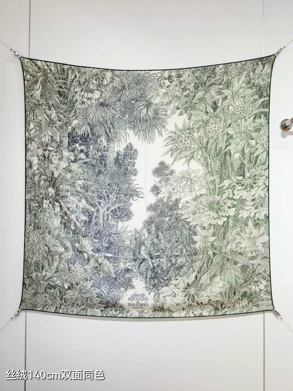 Hermes scarf 140X140cm 70%羊绒30%真丝  E06 (14)