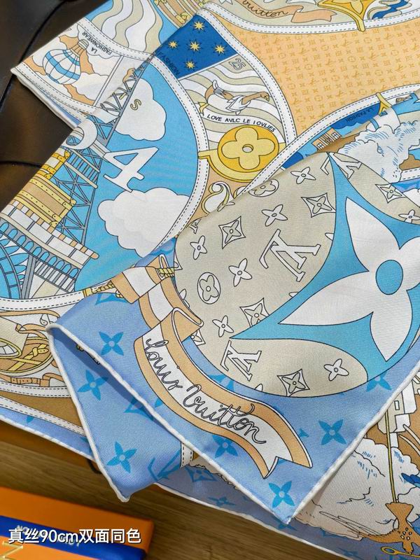 Hermes silk Scarf 90X90cm E08 (27)