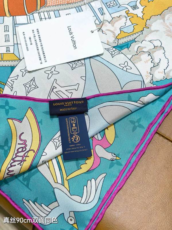 Hermes silk Scarf 90X90cm E08 (4)