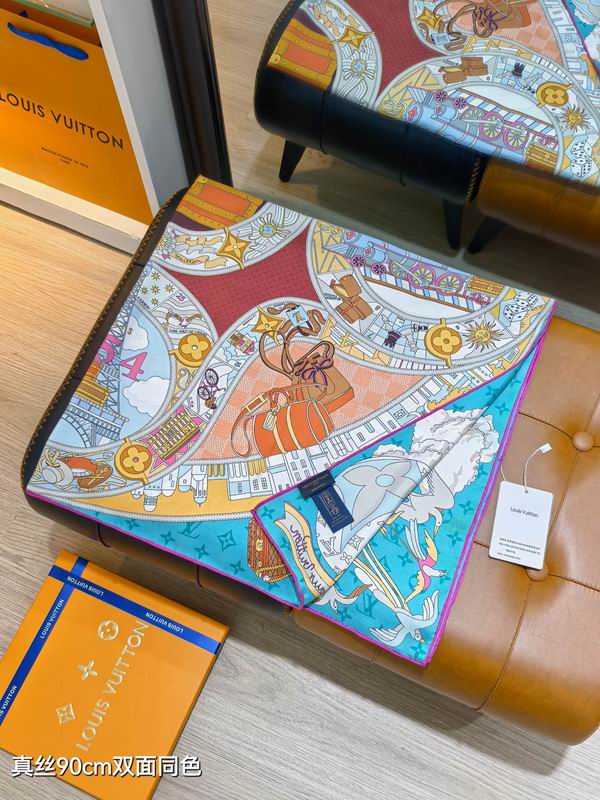 Hermes silk Scarf 90X90cm E08 (7)