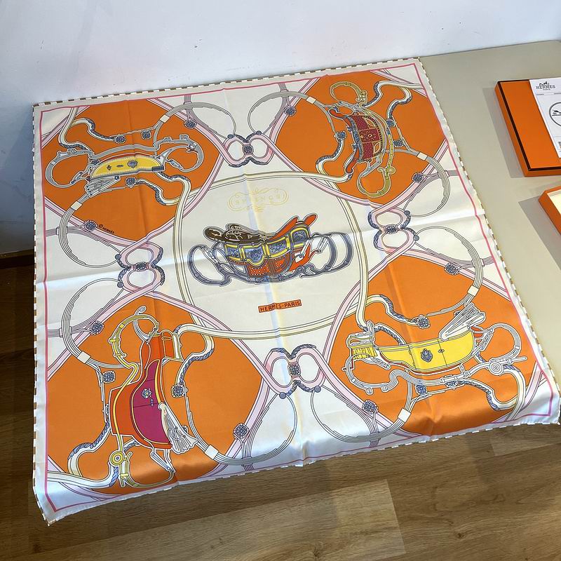 Hermes silk Scarf 90X90cm hm (75)