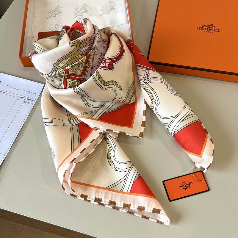 Hermes silk Scarf 90X90cm hm (80)