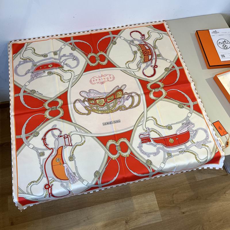 Hermes silk Scarf 90X90cm hm (81)