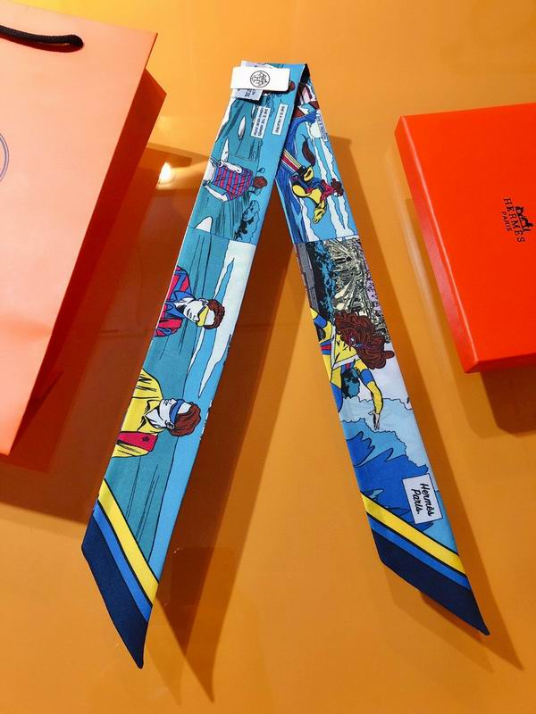 Hermes silk ribbon 5X86cm E14 (25)