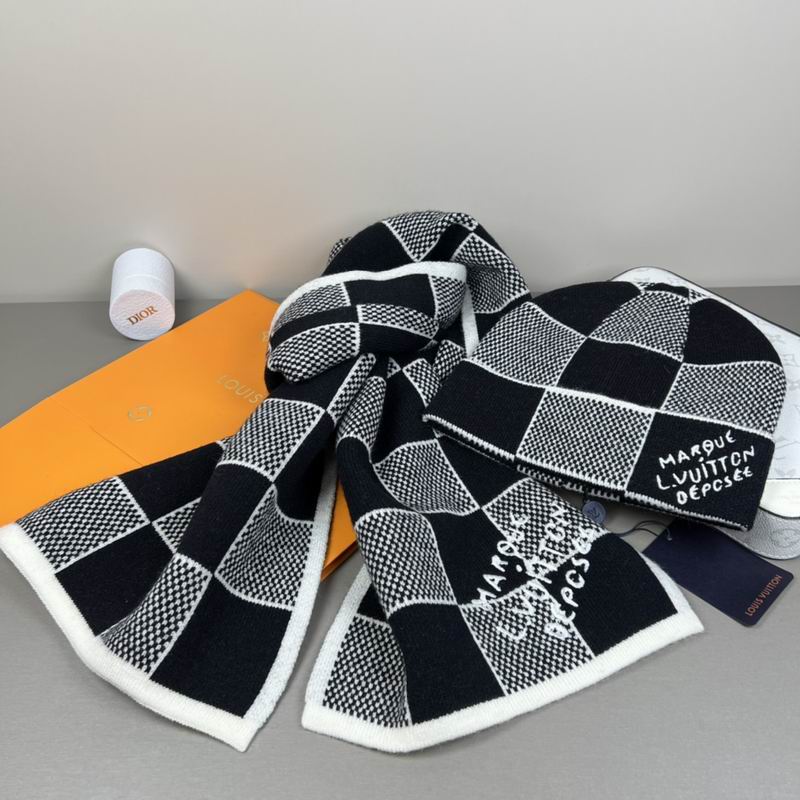 LV  scarf hat dx (4)