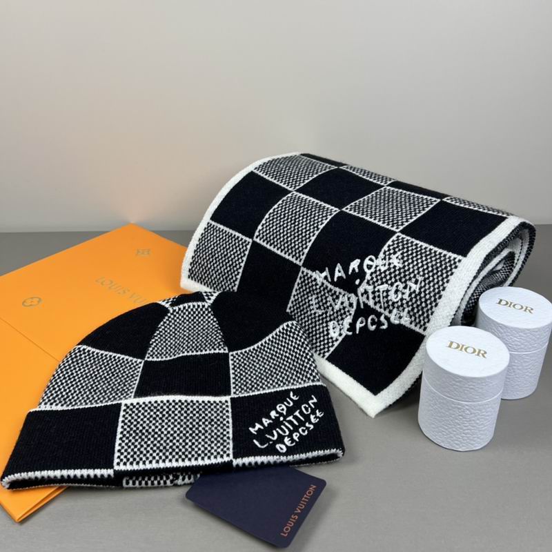 LV  scarf hat dx (5)