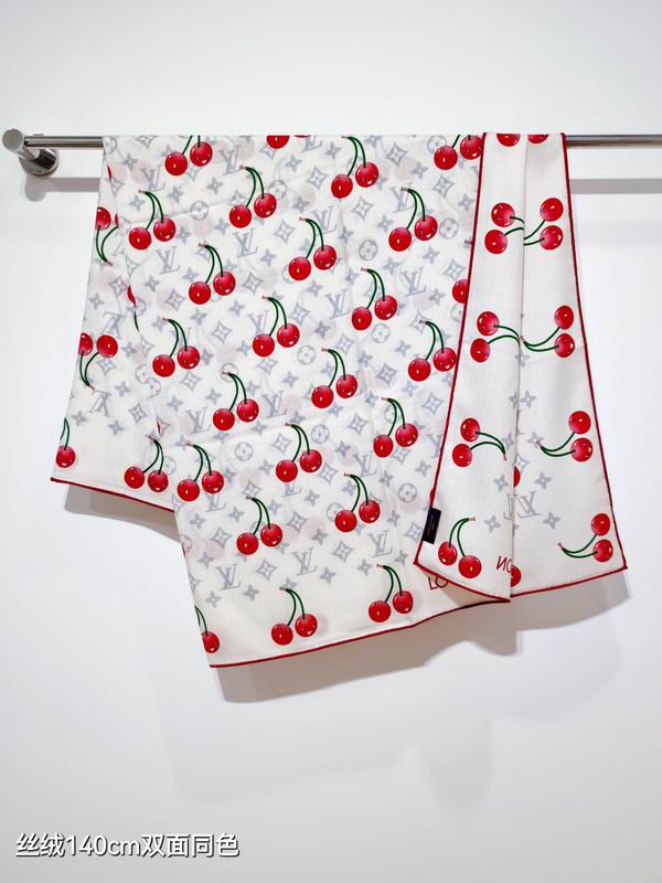 LV Scarf 140X140cm 70%羊绒30%真丝  E12 (13)