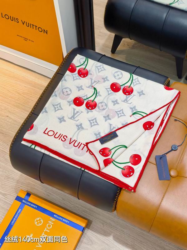 LV Scarf 140X140cm 70%羊绒30%真丝  E12 (17)