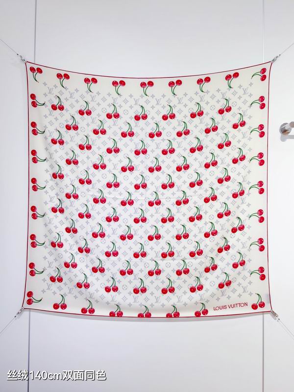 LV Scarf 140X140cm 70%羊绒30%真丝  E12 (18)