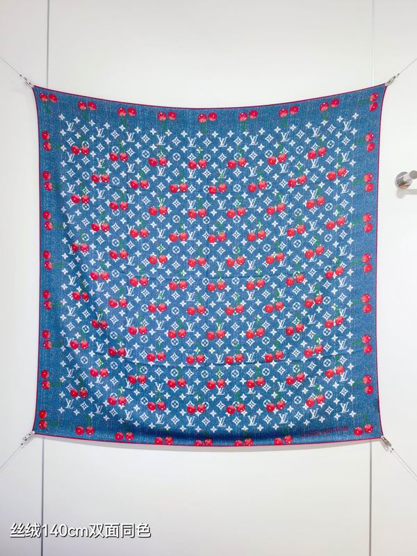 LV Scarf 140X140cm 70%羊绒30%真丝  E12 (8)