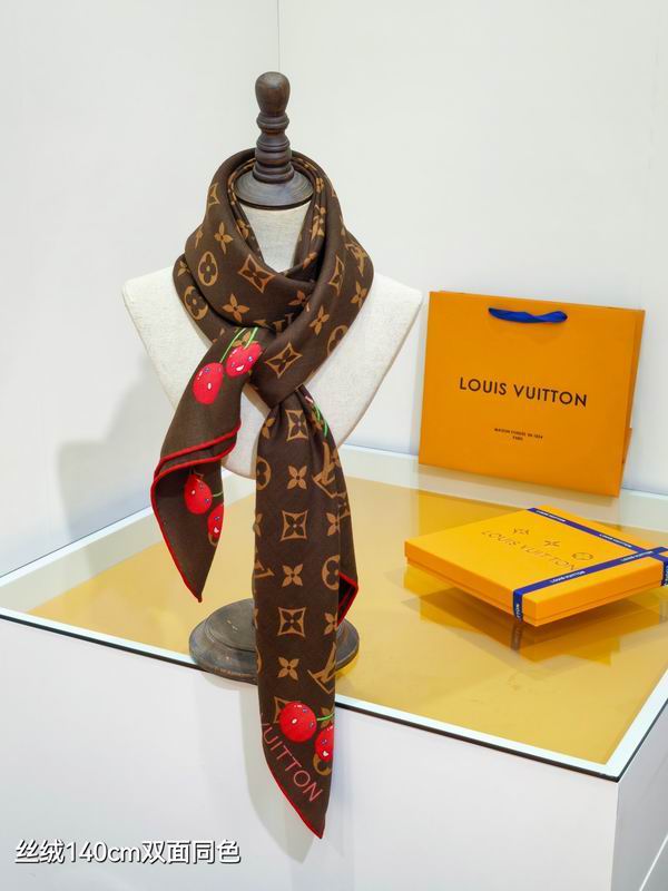 LV Scarf 140X140cm 70%羊绒30%真丝 E42 (10)