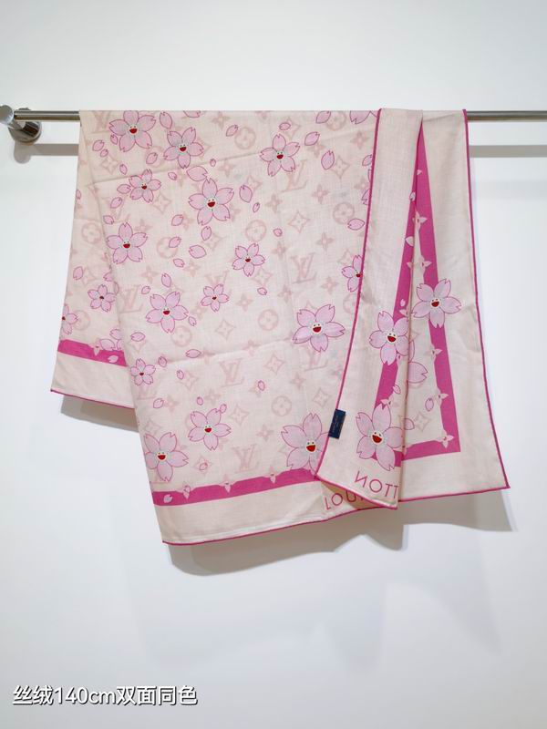 LV Scarf 140X140cm 70%羊绒30%真丝 E43 (11)