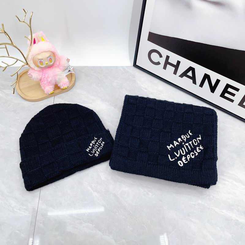 LV Scarf hat dx (59)