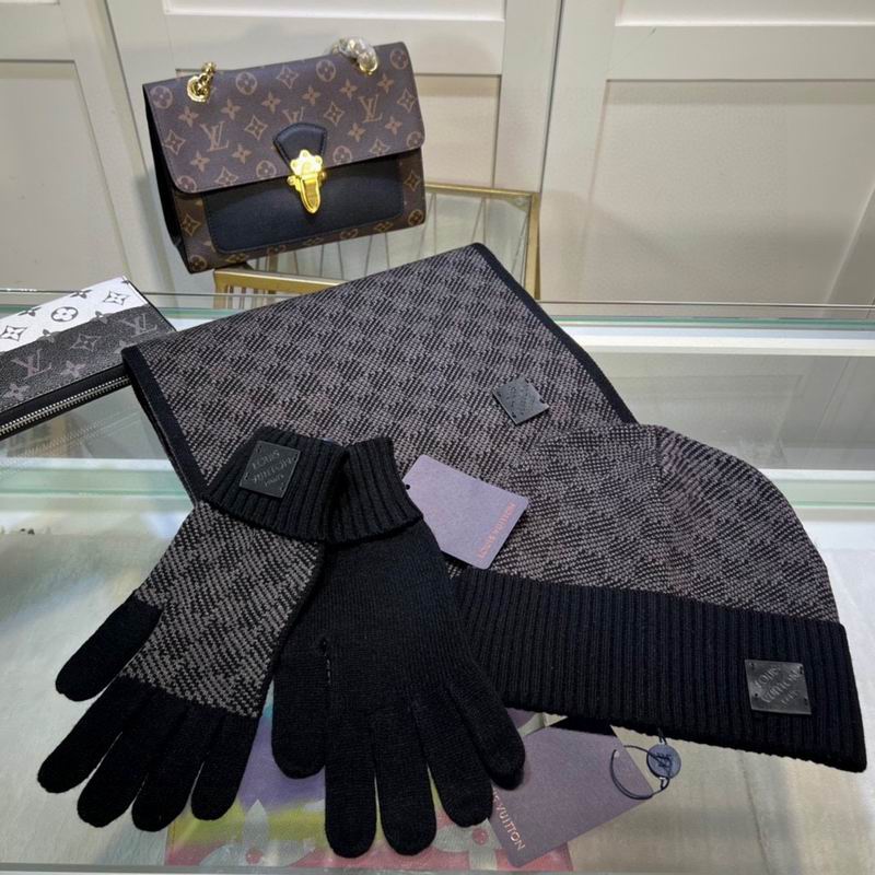 LV scarf hat gloves dx (11)