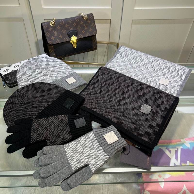 LV scarf hat gloves dx (16)