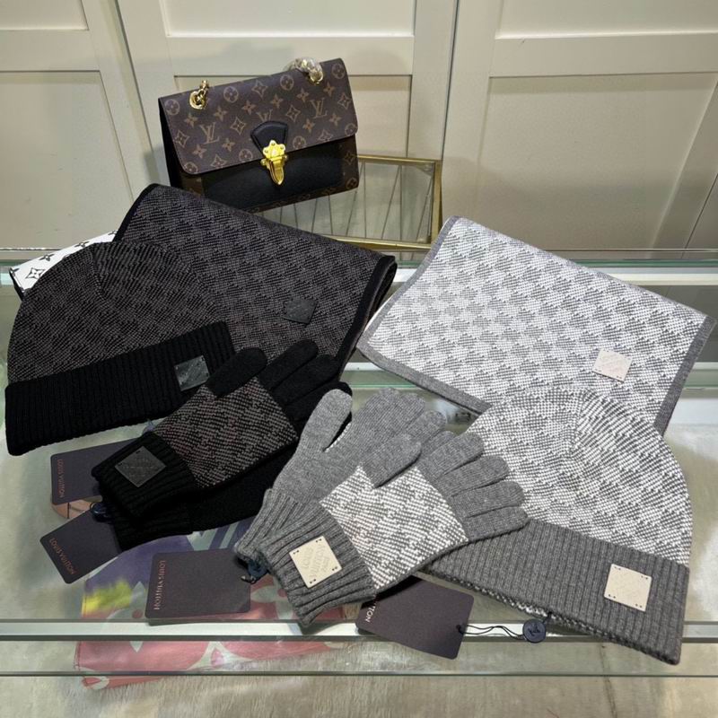 LV scarf hat gloves dx (17)