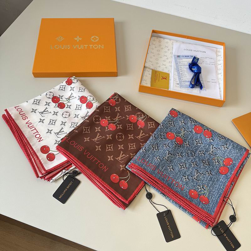 LV silk Scarf 90X90cm hm (148)