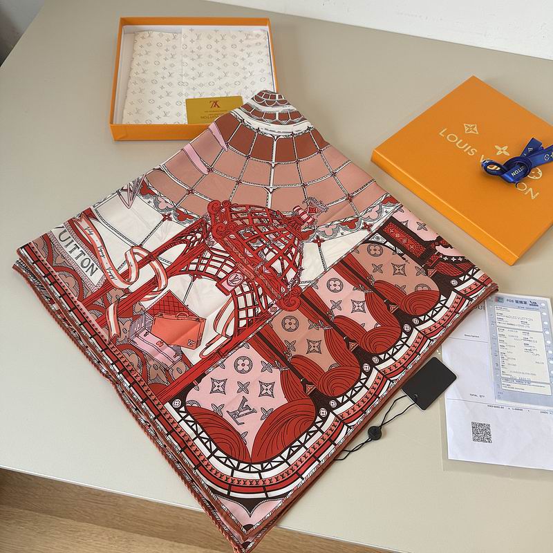 LV silk Scarf 90X90cm hm (159)