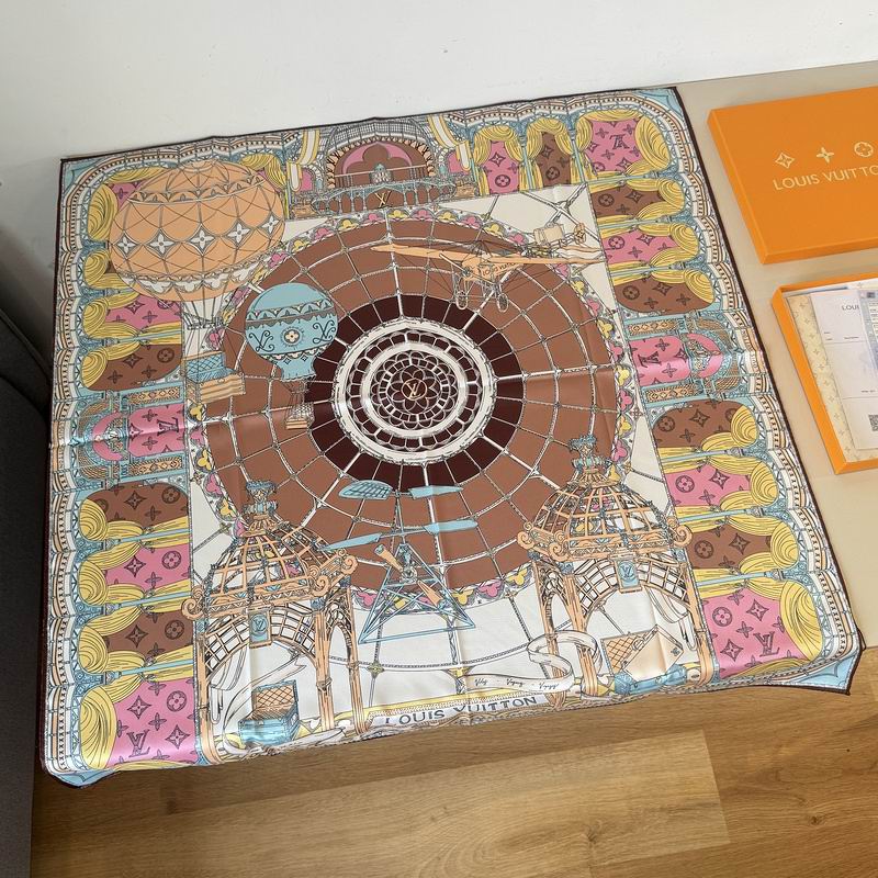 LV silk Scarf 90X90cm hm (164)