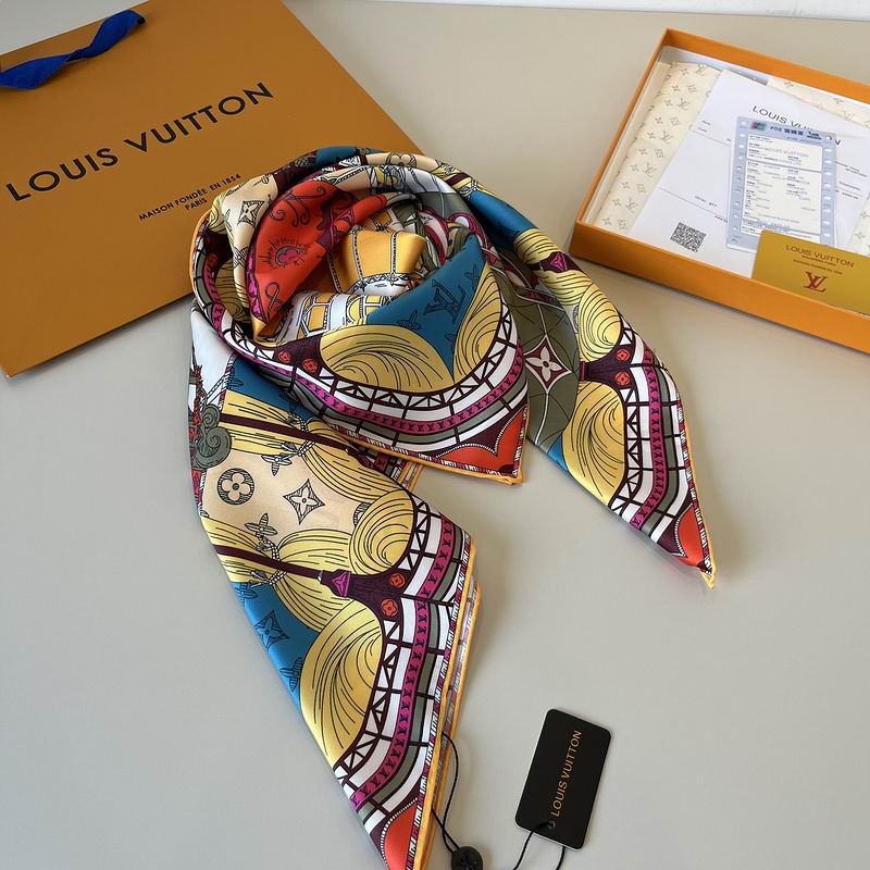 LV silk Scarf 90X90cm hm (166)
