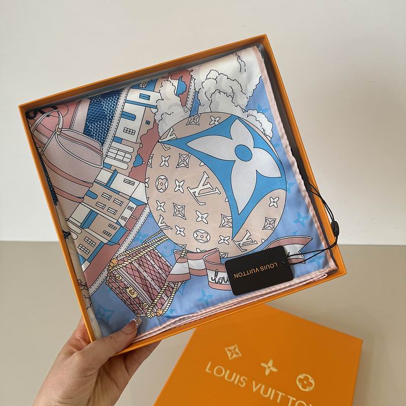 LV silk Scarf 90X90cm hm (169)