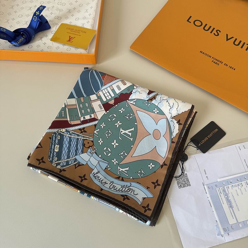 LV silk Scarf 90X90cm hm (172)