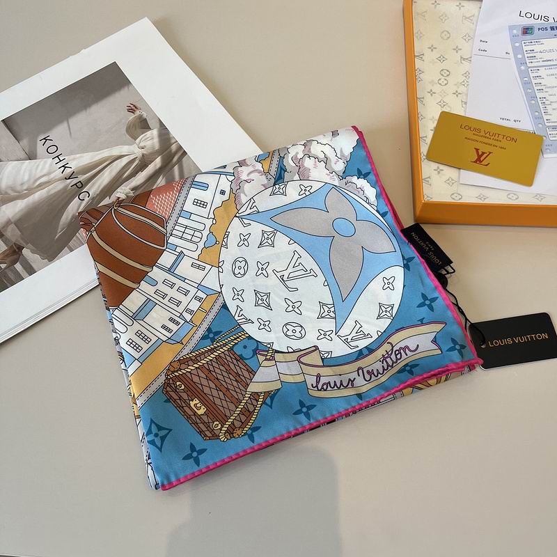 LV silk Scarf 90X90cm hm (175)