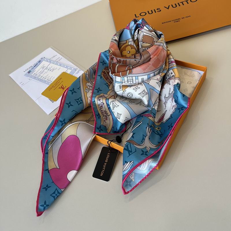 LV silk Scarf 90X90cm hm (176)