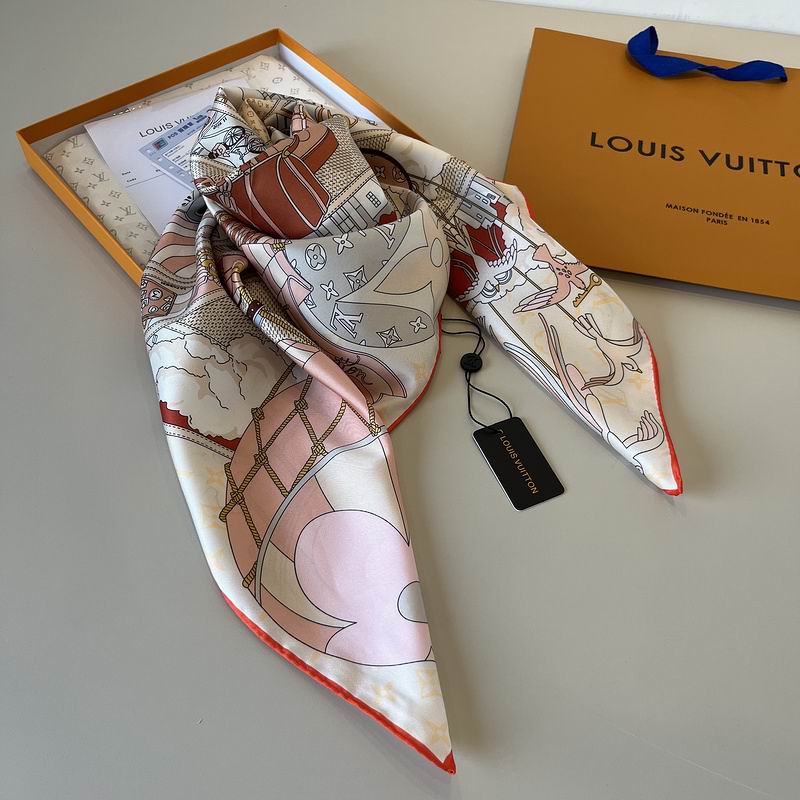 LV silk Scarf 90X90cm hm (179)
