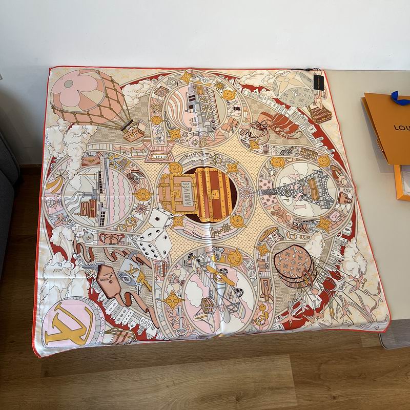 LV silk Scarf 90X90cm hm (180)