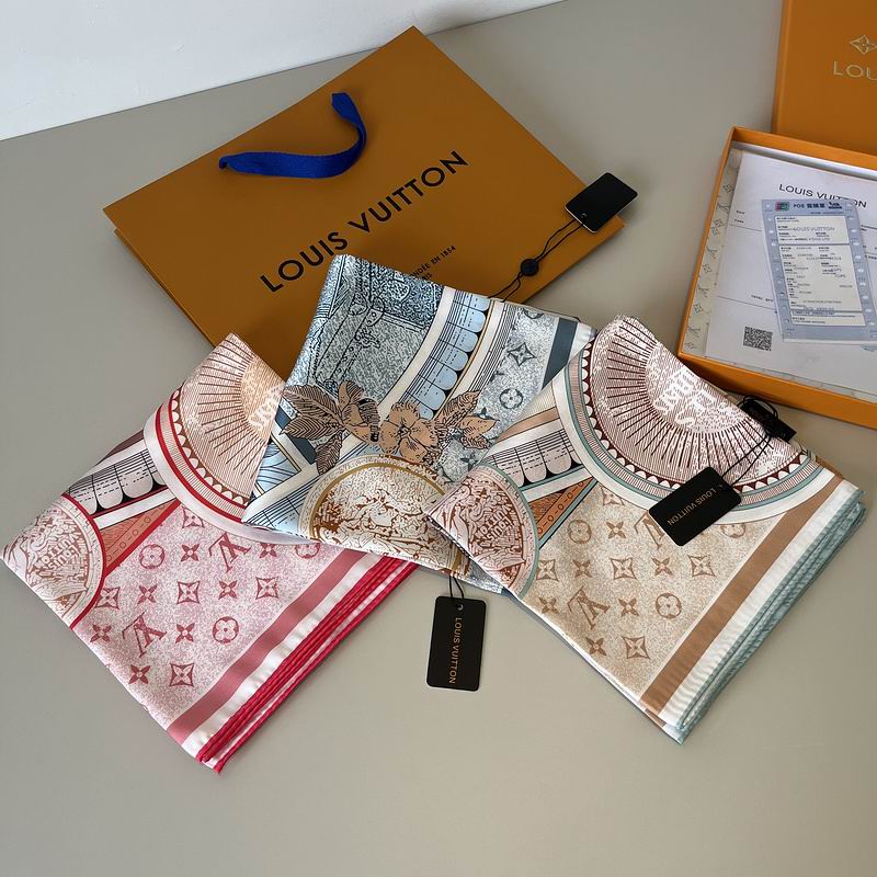 LV silk Scarf 90X90cm hm (181)