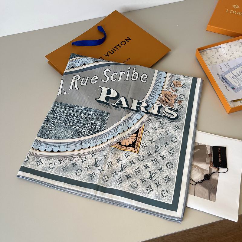 LV silk Scarf 90X90cm hm (182)