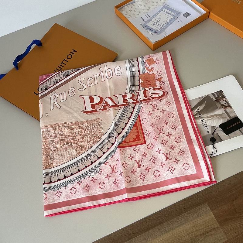 LV silk Scarf 90X90cm hm (185)