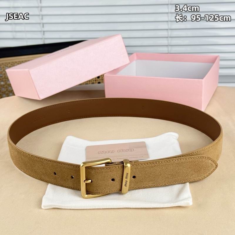 MIumiu belt 34mmX95-125cm 8L (24)