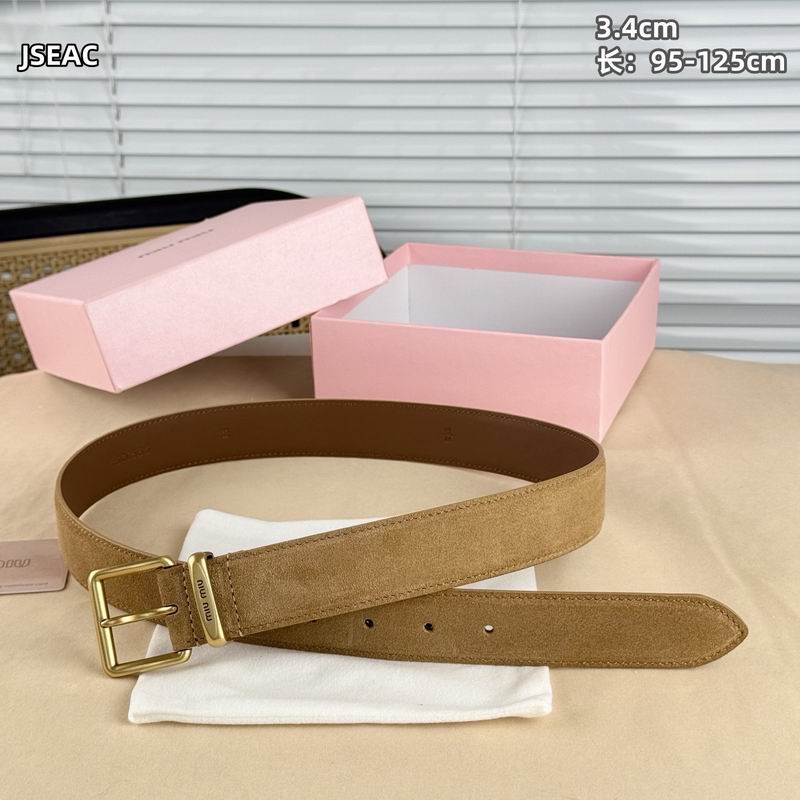 MIumiu belt 34mmX95-125cm 8L (25)