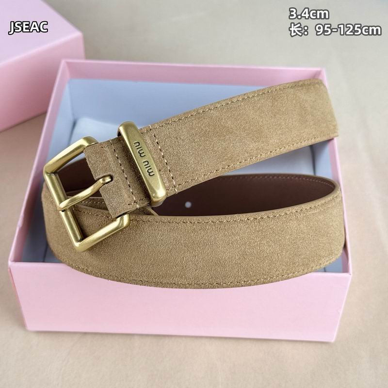 MIumiu belt 34mmX95-125cm 8L (27)